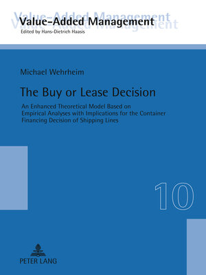 cover image of The Buy or Lease Decision